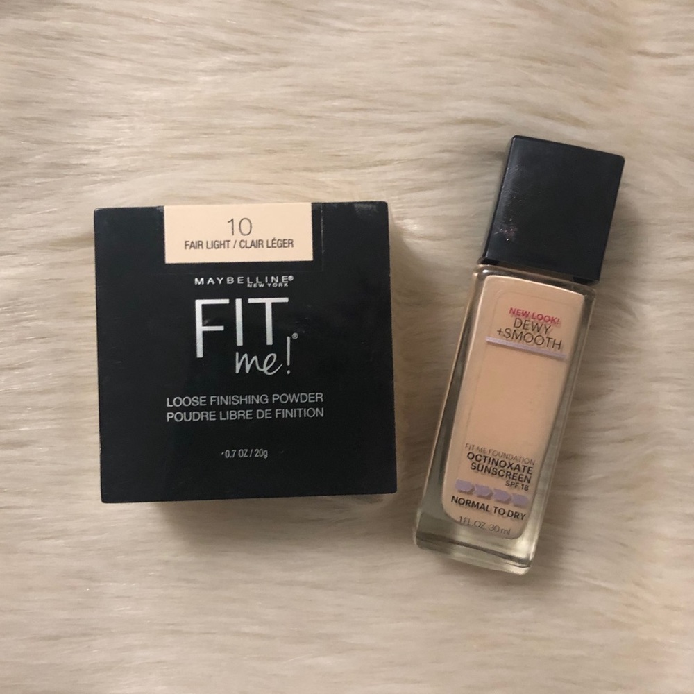 Maybelline Fit Me bundle Dewy and Smooth / powder